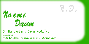 noemi daum business card